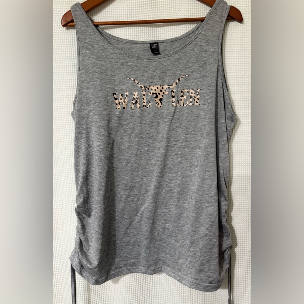🔥Gray ‘concert’ Wallen Leopard Print Women's Tank Top